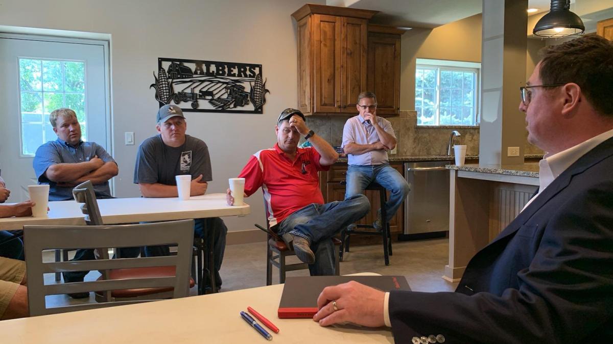 Rep. Flood sits down with Albers family