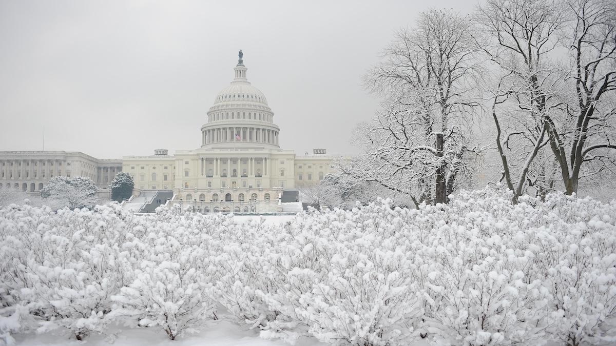 Capitol Wintery Snow