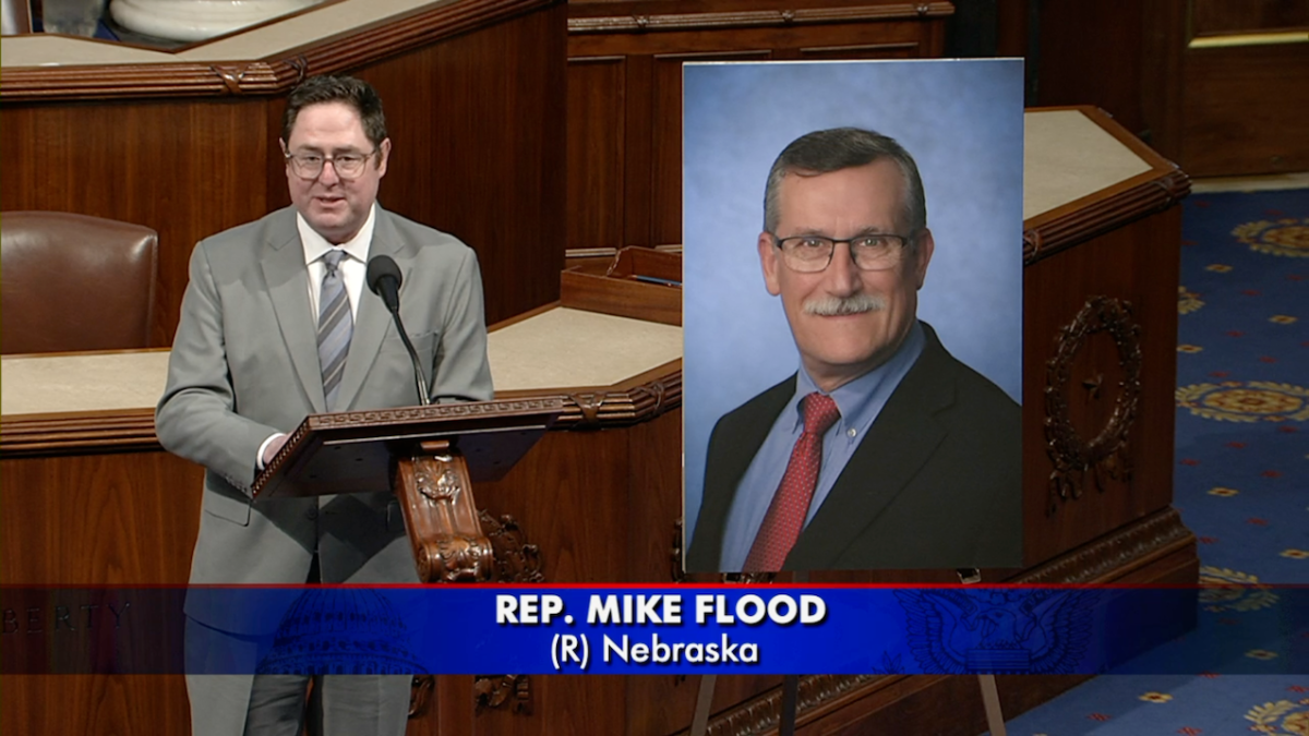 Rep. Flood Delivers Remarks on Mayor David Black