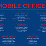 SUMMER MOBILE OFFICE HOURS- UPDATED
