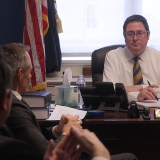 Congressman Flood meets with Danish and Greenlander Representatives